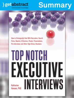 cover image of Top Notch Executive Interviews (Summary)